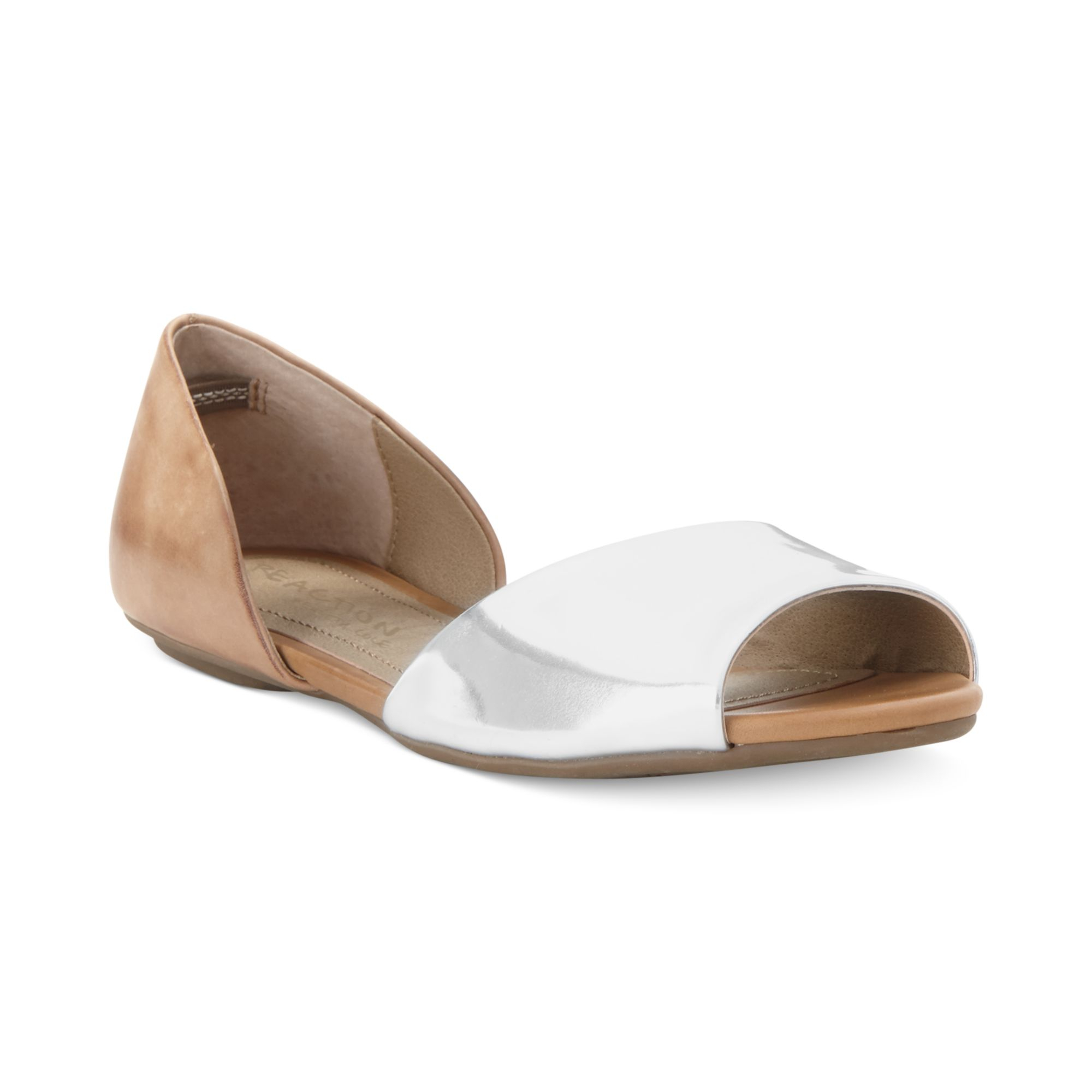 Kenneth Cole Reaction Reaction Tina Tot 2 Two Piece Flats in Silver ...