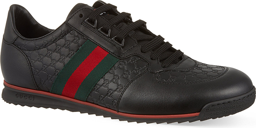 gucci trainers men black