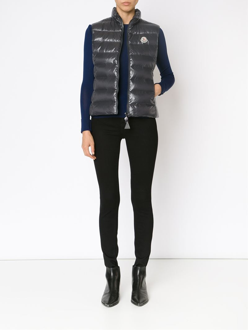 moncler ghany vest grey moncler ghany vest grey