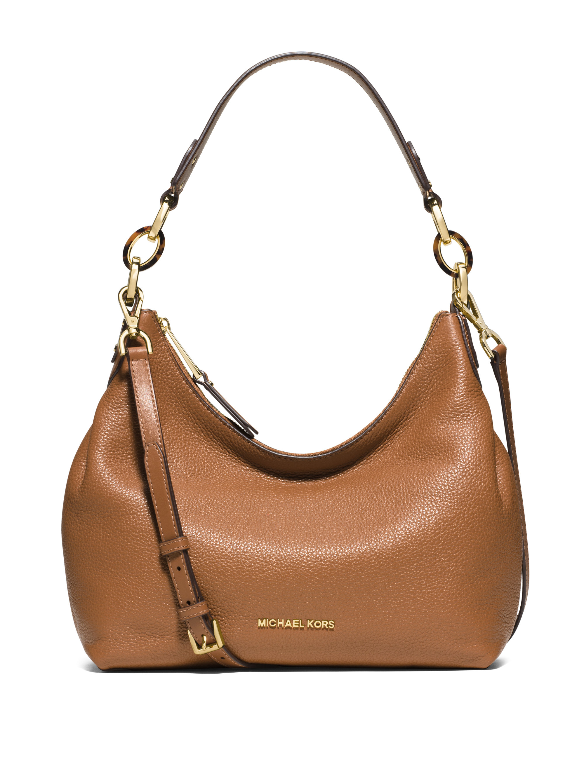 Lyst Michael Kors Isabella Medium Pebbled Leather Hobo Bag Gallery