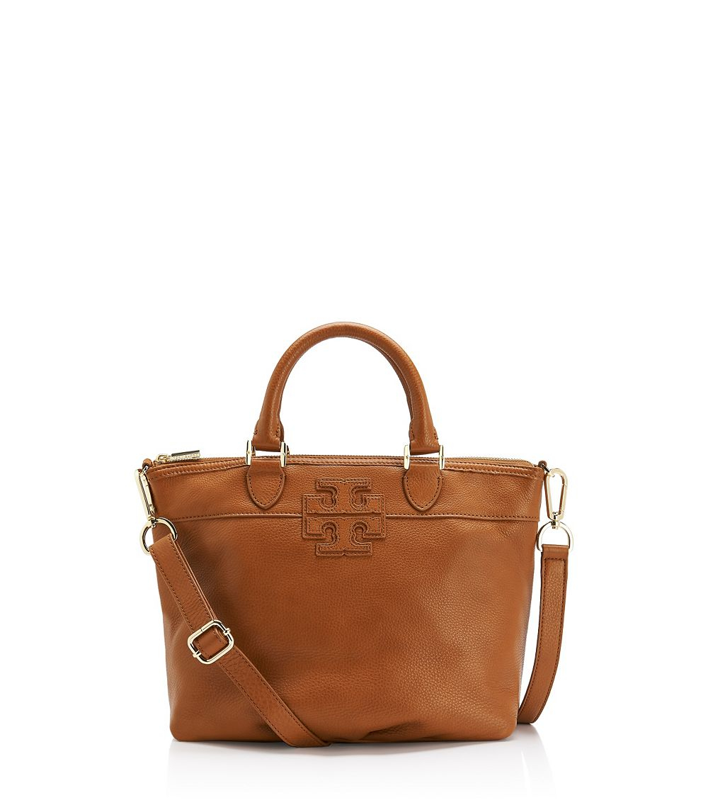 tory burch small leather satchel