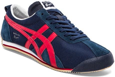 Onitsuka Tiger Fencing in Blue for Men (Navy & Red) | Lyst