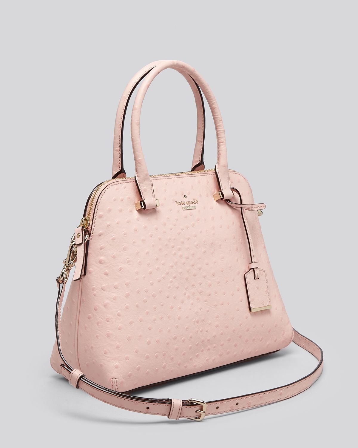 Lyst - Kate Spade New York Satchel - Cedar Street Ostrich-embossed ...