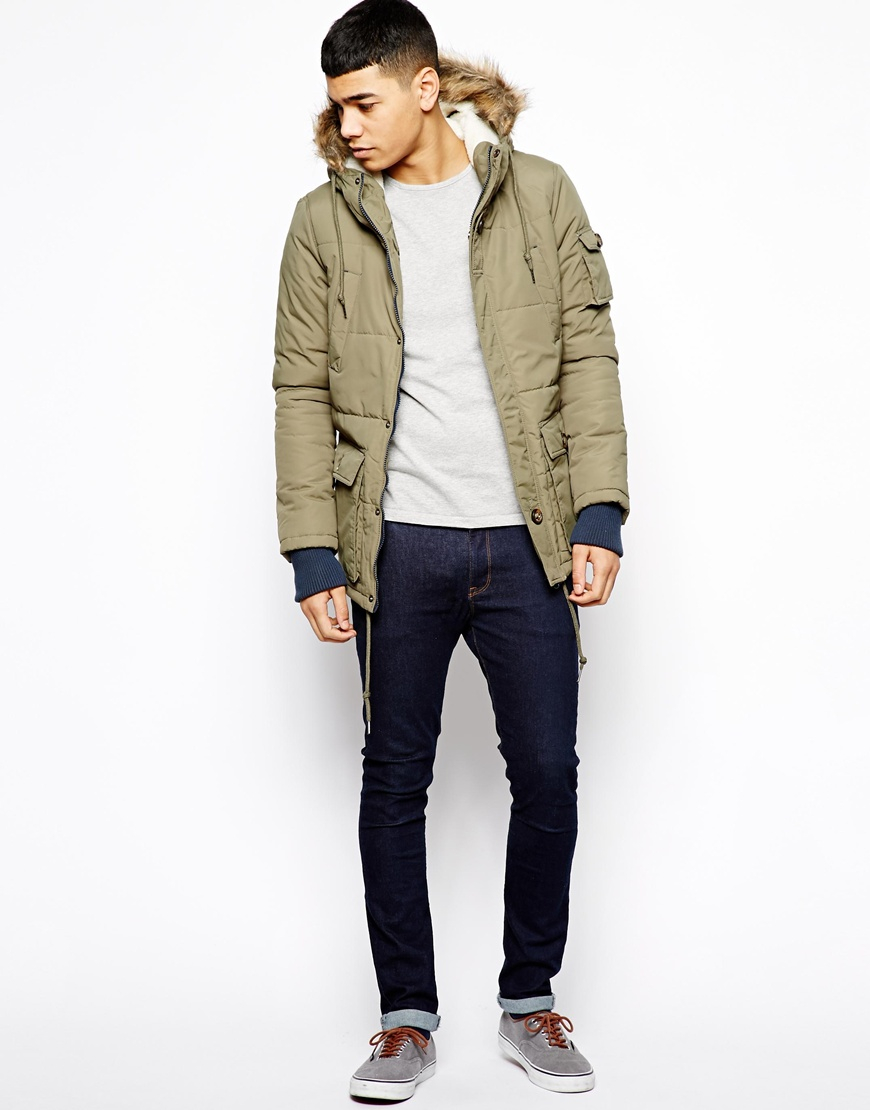 Lyst - Native Youth Arctic Parka Jacket in Green for Men