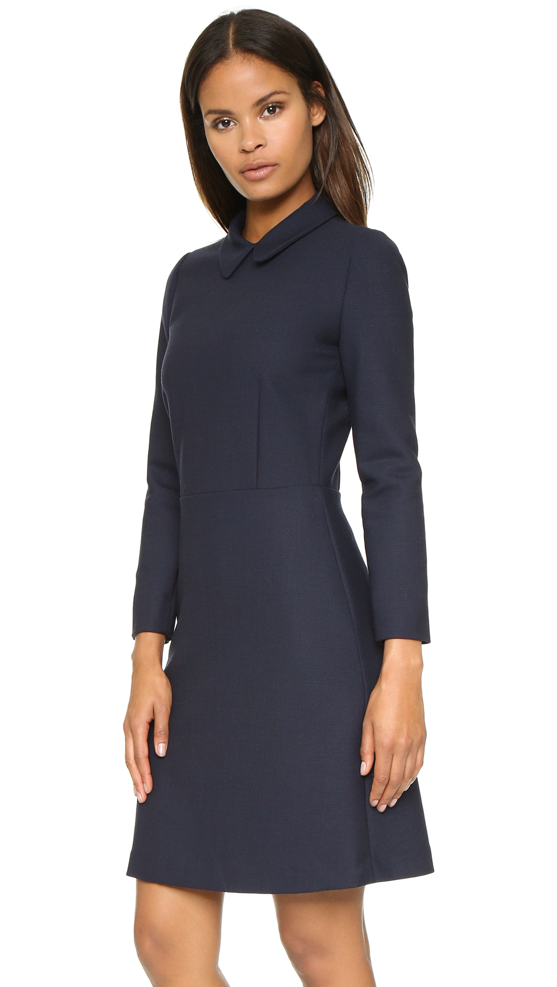 Lyst A P C Austin  Dress  in Blue