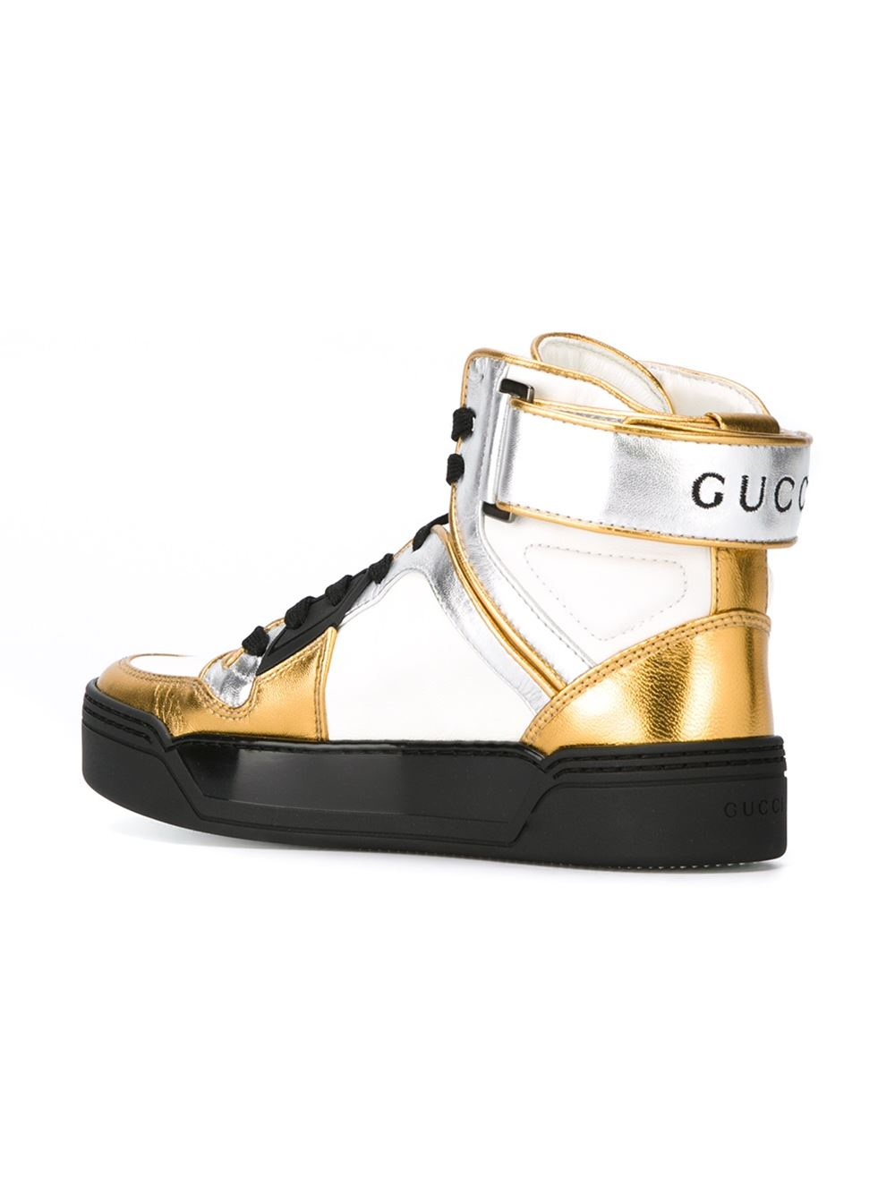 shiny gucci sneakers