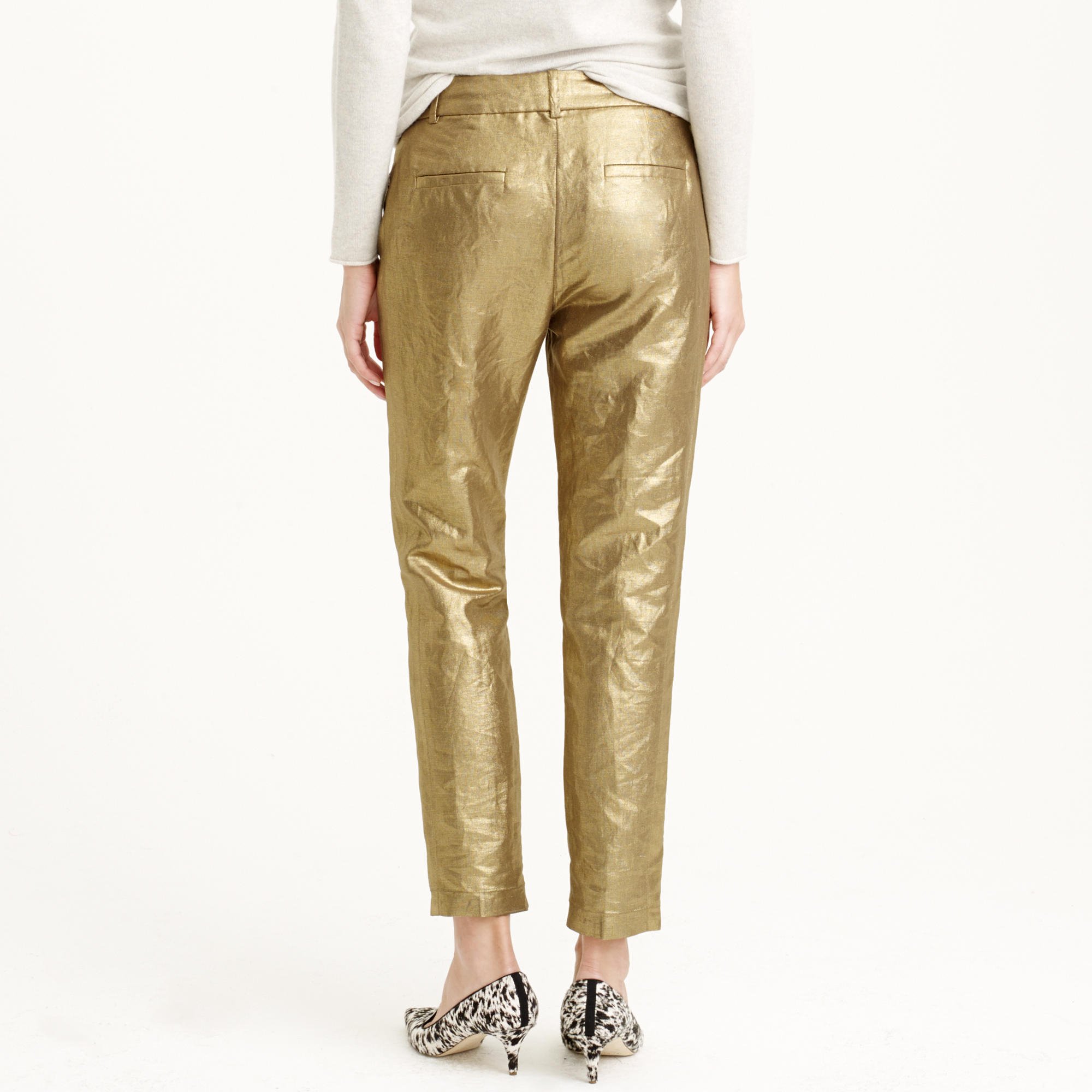 gold hot pants womens