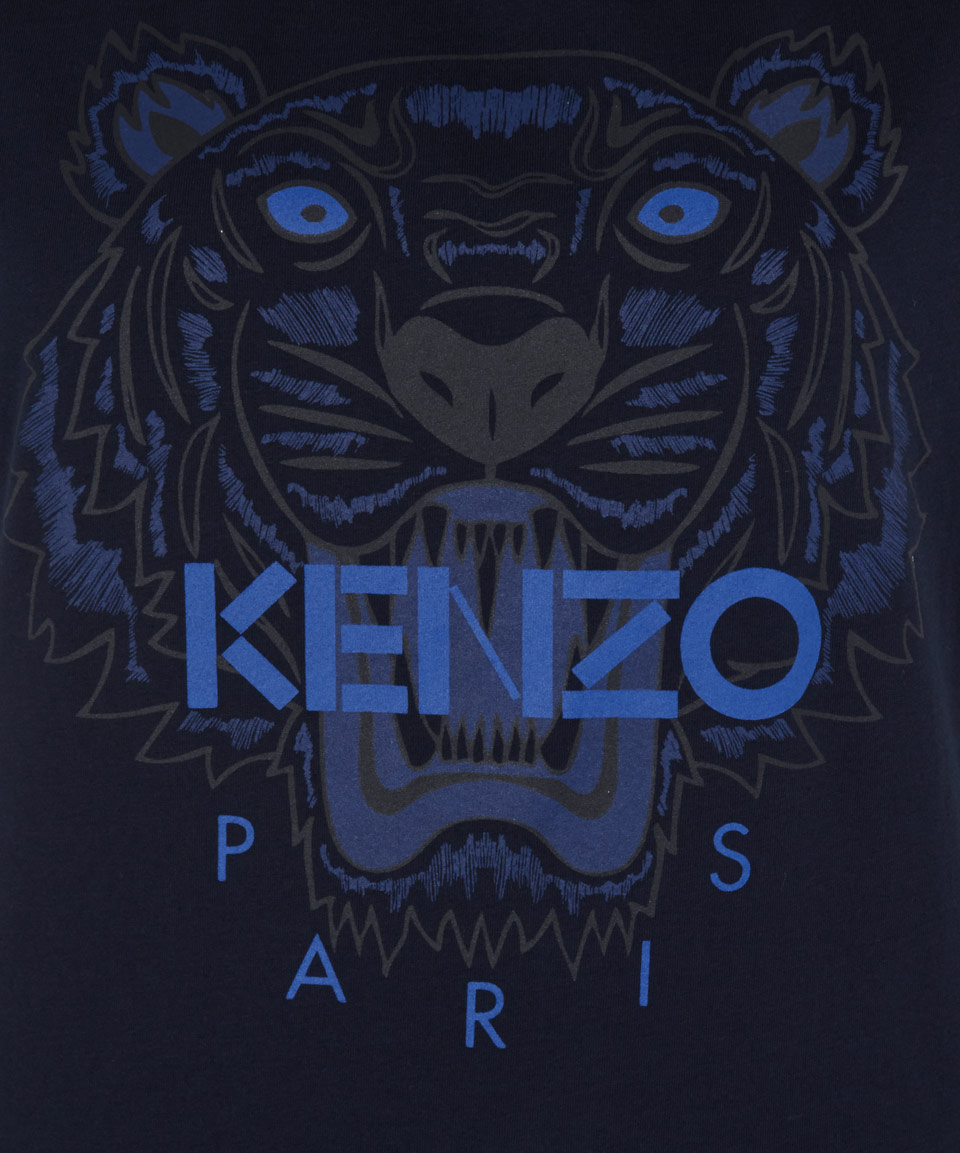 kenzo t shirt blue tiger
