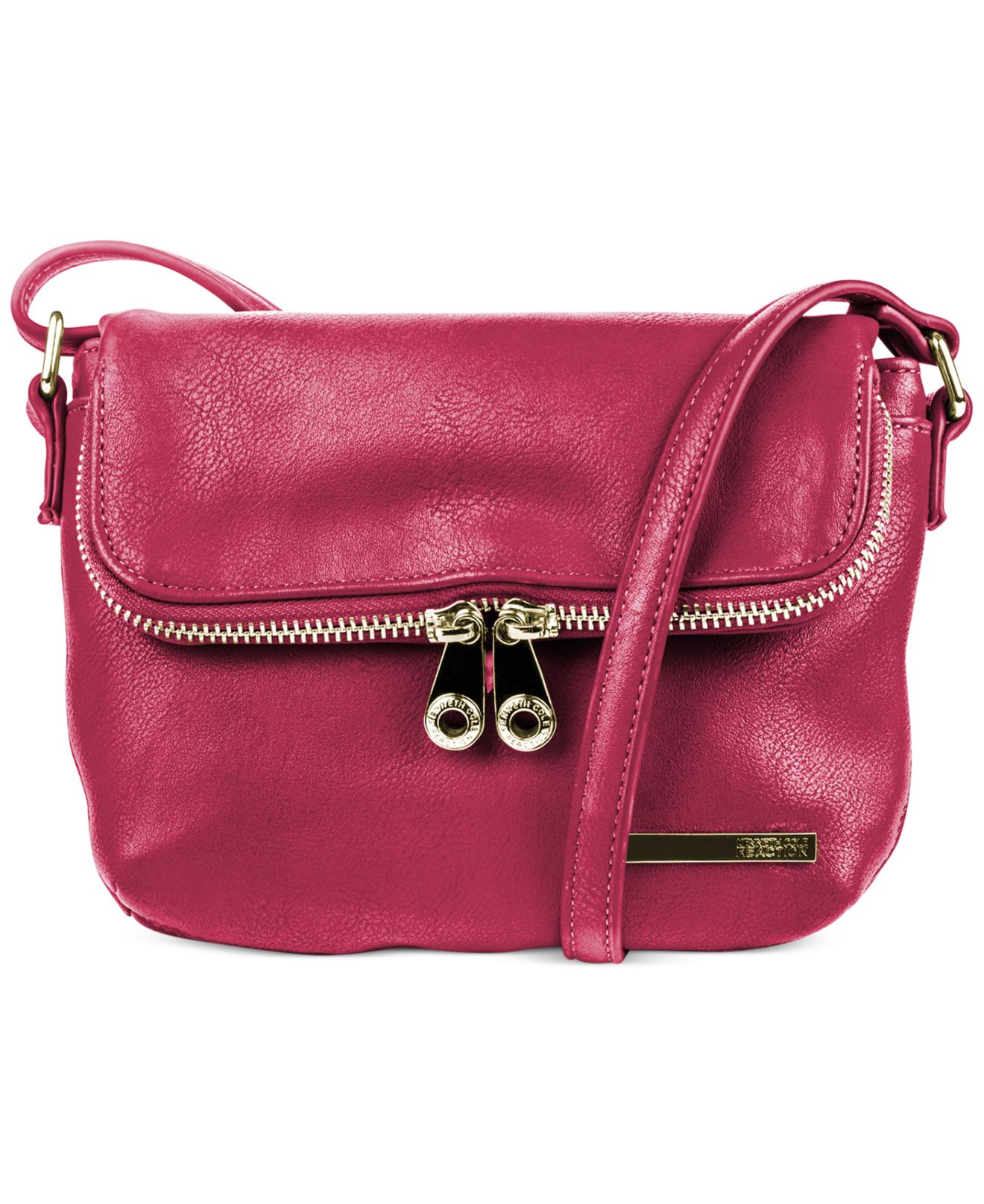 cole reaction Wooster Street Foldover Flap Mini Bag in Purple