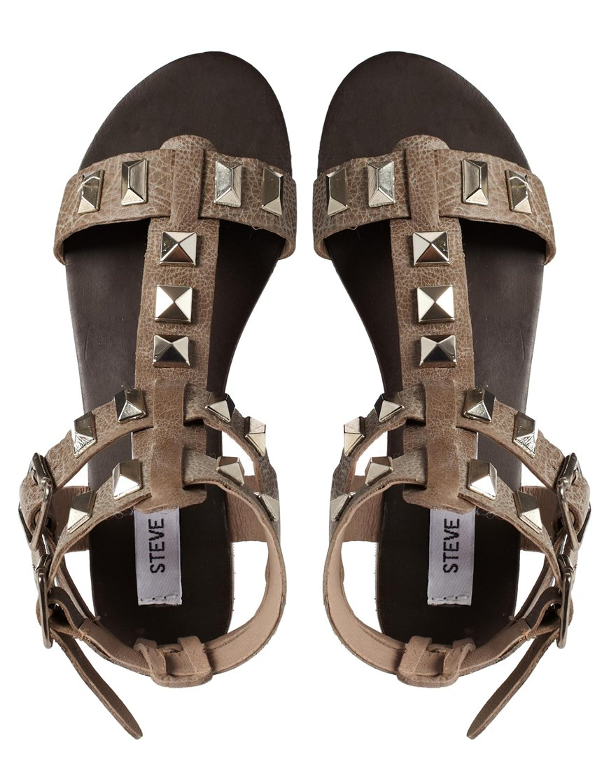 steve madden flat sandals with studs