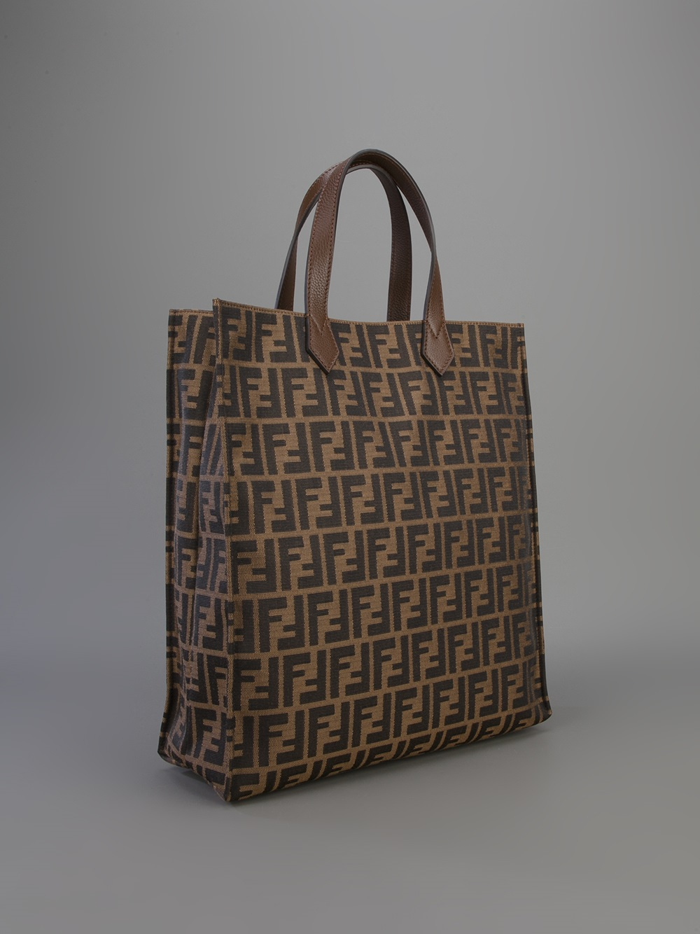 Lyst - Fendi 'Zucca' Shopper Tote in Brown