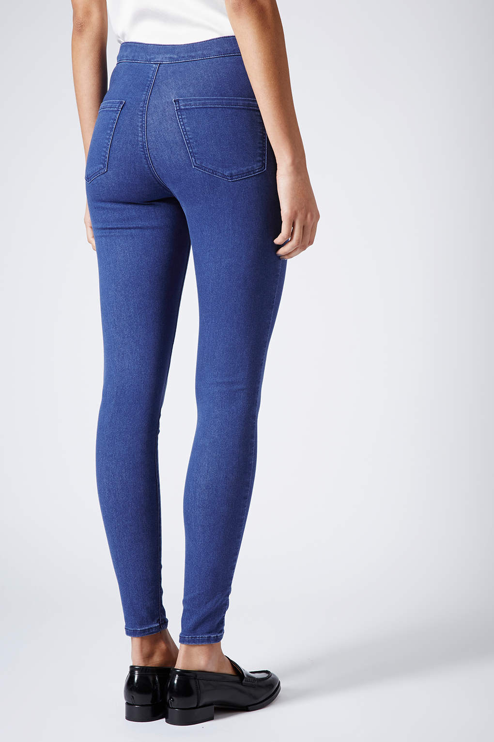 blue ripped topshop jeans