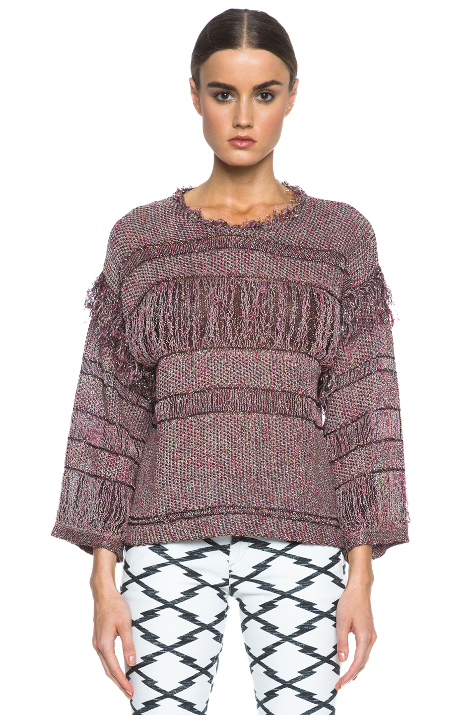 Lyst - Isabel marant Glimy Sweater in Pink