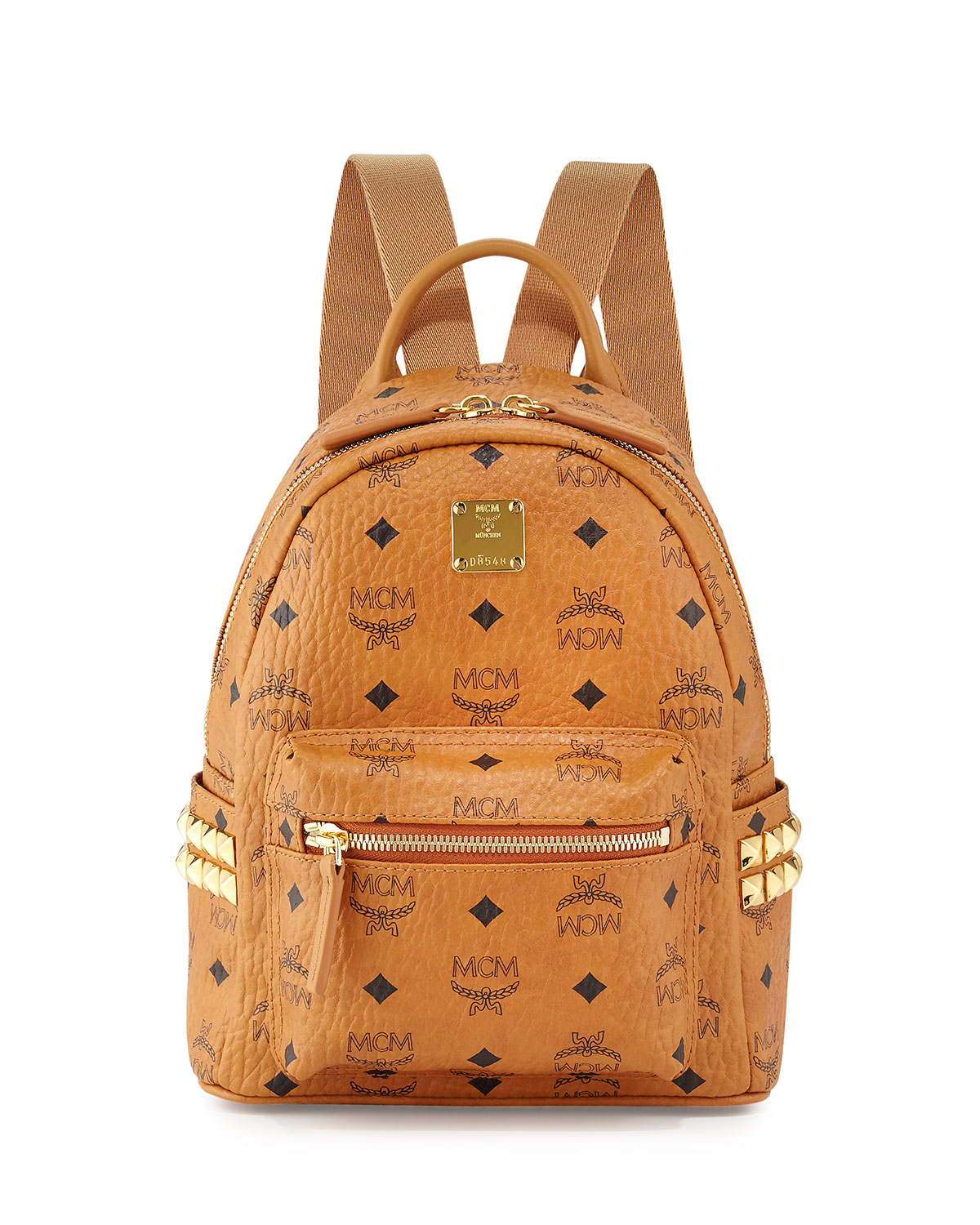Lyst - Mcm Stark Side Stud Mini Backpack in Brown