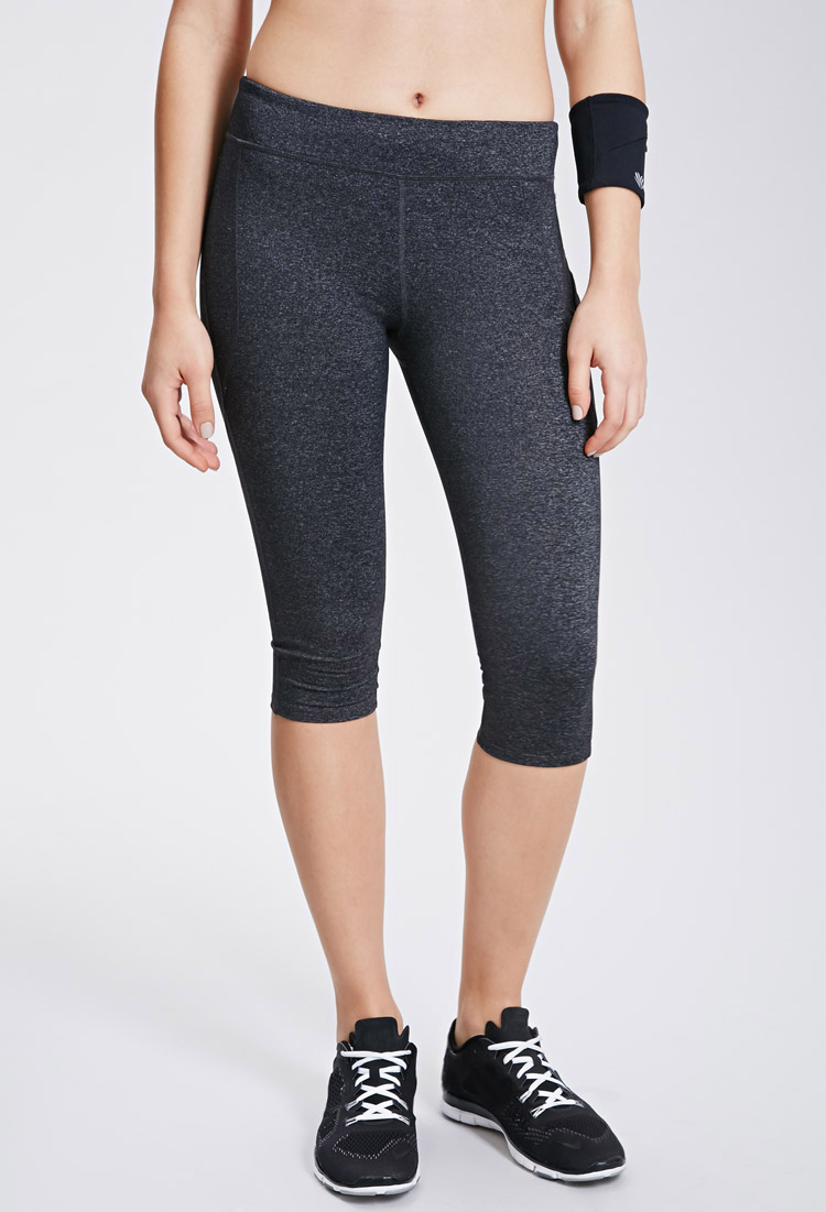 Forever 21 High Tech Pocket Capri Leggings in Blue (CHARCOALCHARCOAL) Forever 21 High Tech Pocket Capri Leggings in Blue (CHARCOALCHARCOAL)