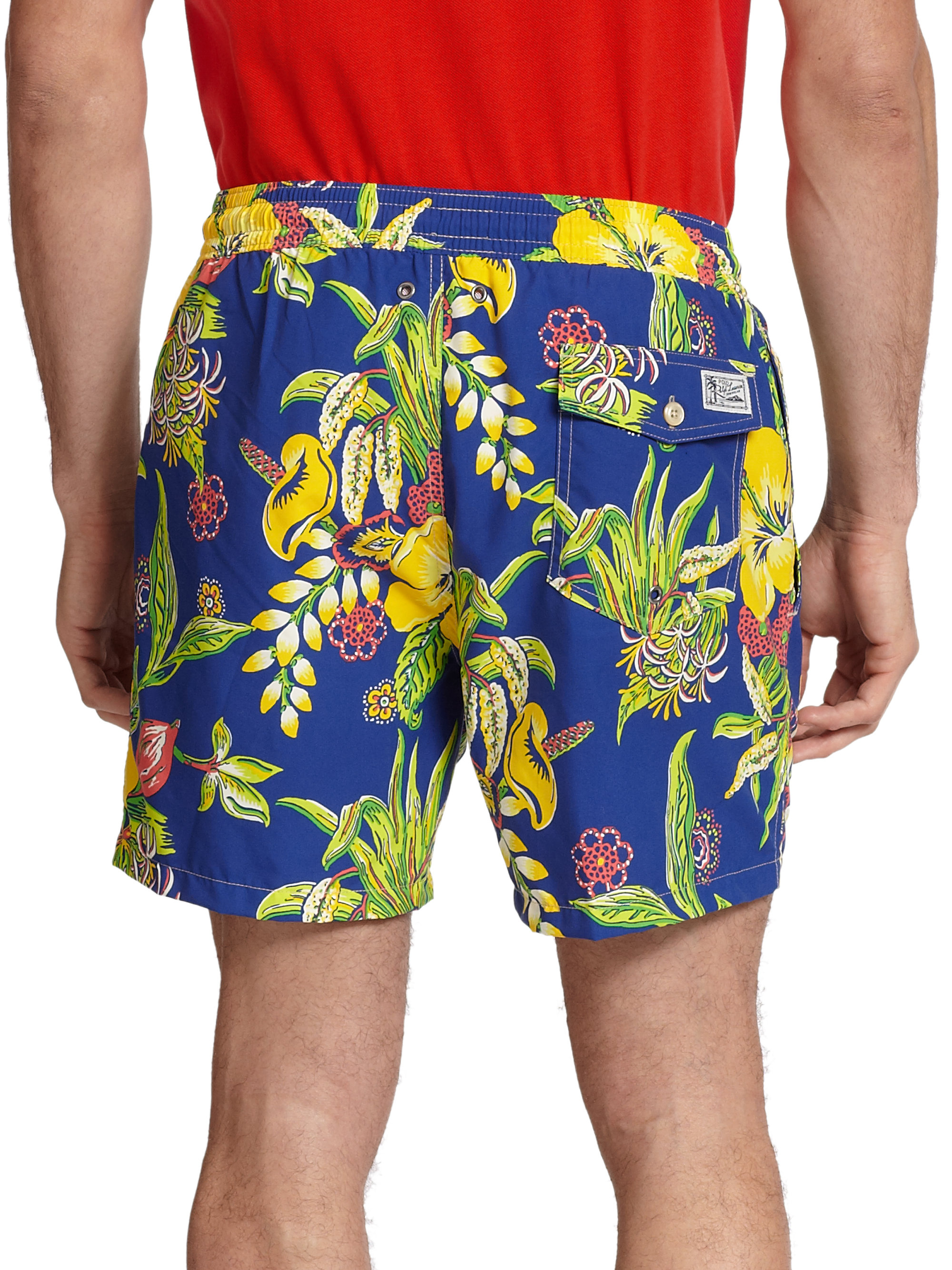 Lyst - Polo Ralph Lauren Traveler Floral Print Swim Shorts for Men