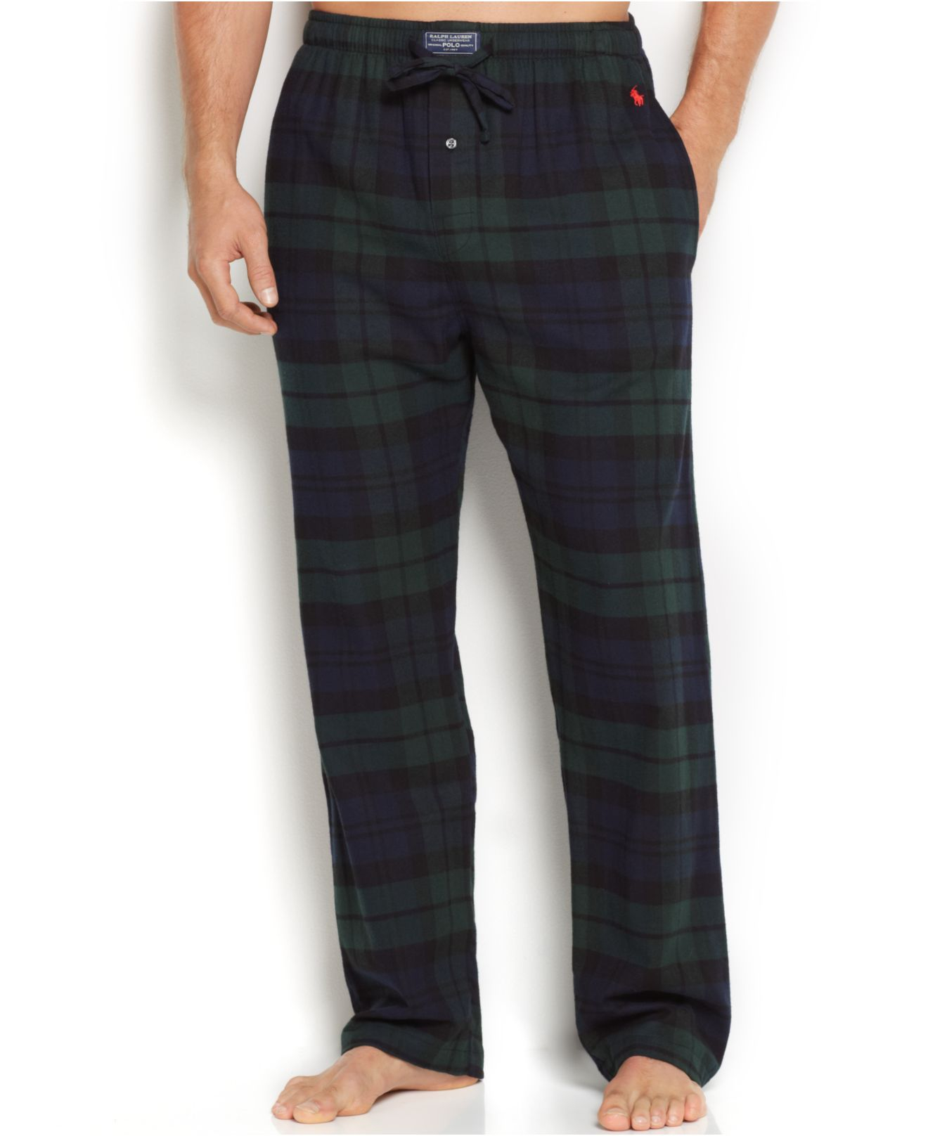 polo print pants