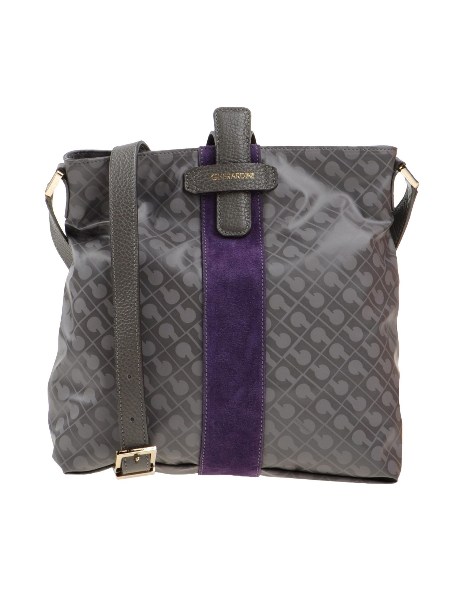 grey cross body purse