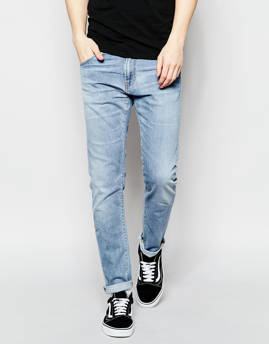 Carhartt wip Rebel Slim Jeans in Blue for Men | Lyst