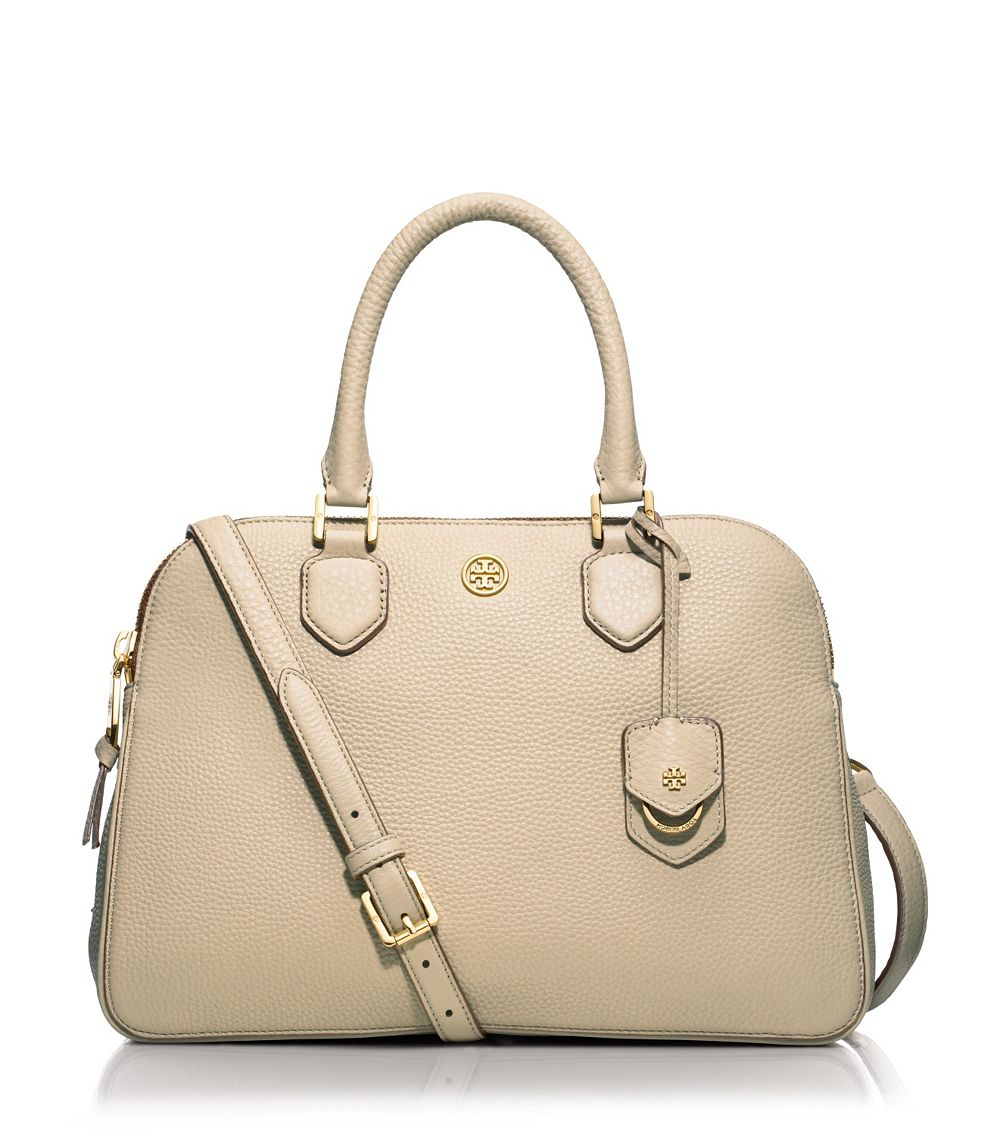 tory burch zip satchel