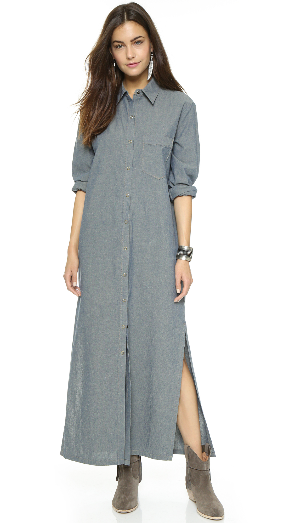 Lyst - The Great The Market Dress - Engineer Blue in Blue