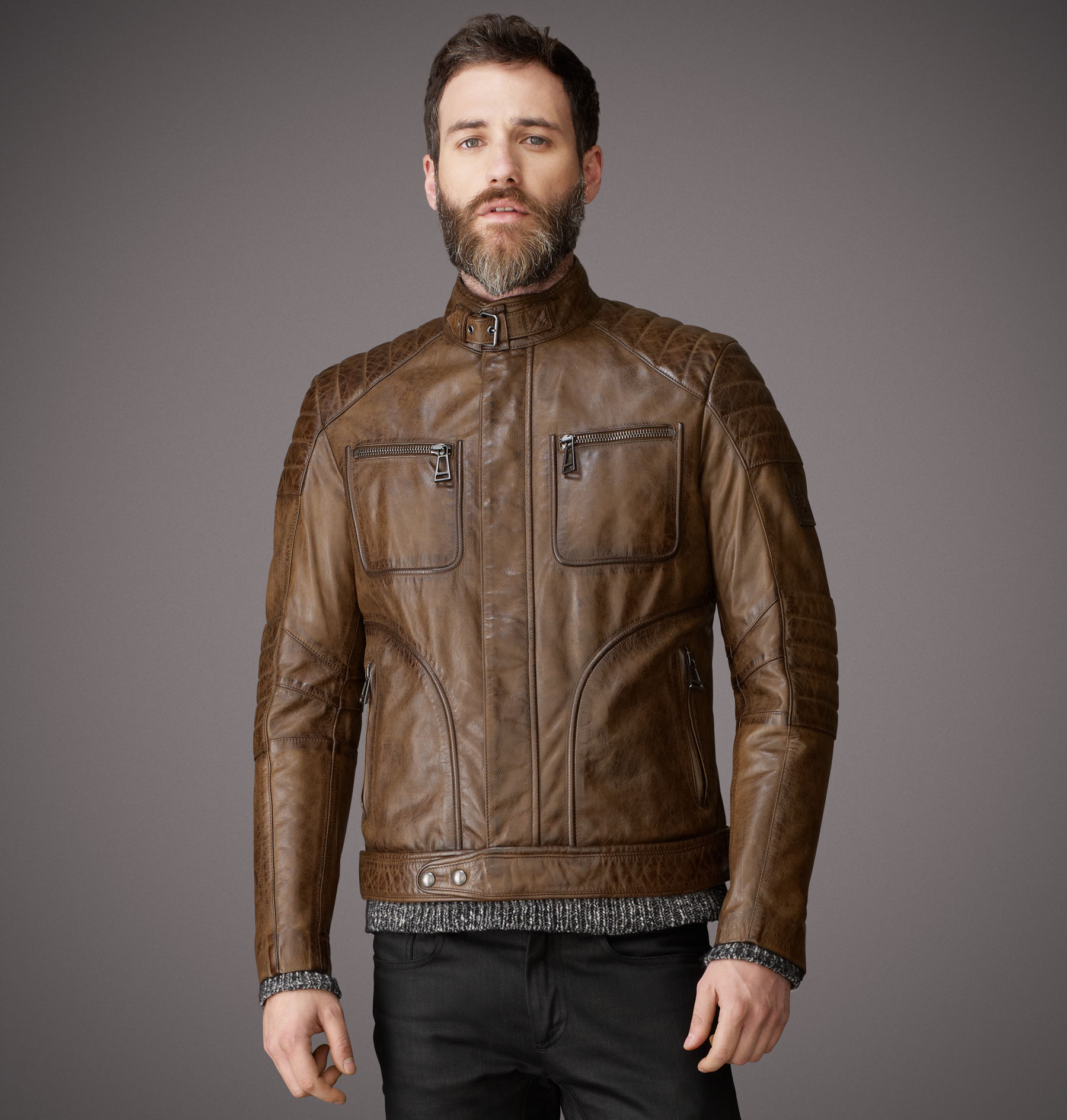 Belstaff Weybridge Jacket In Brown For Men Lyst Gallery
