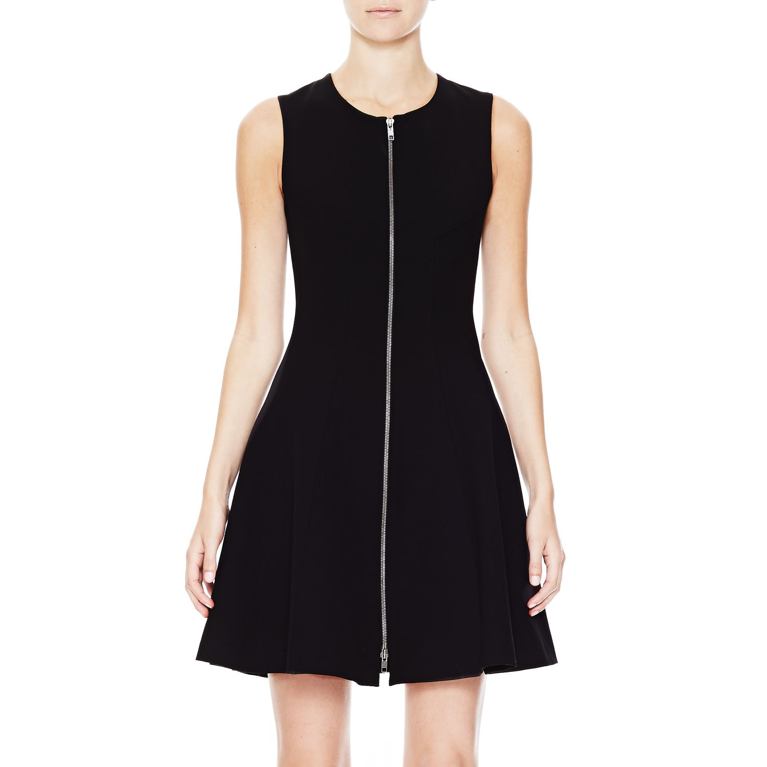 Lyst - Theory Bonbi Dress in Neo Twill in Black