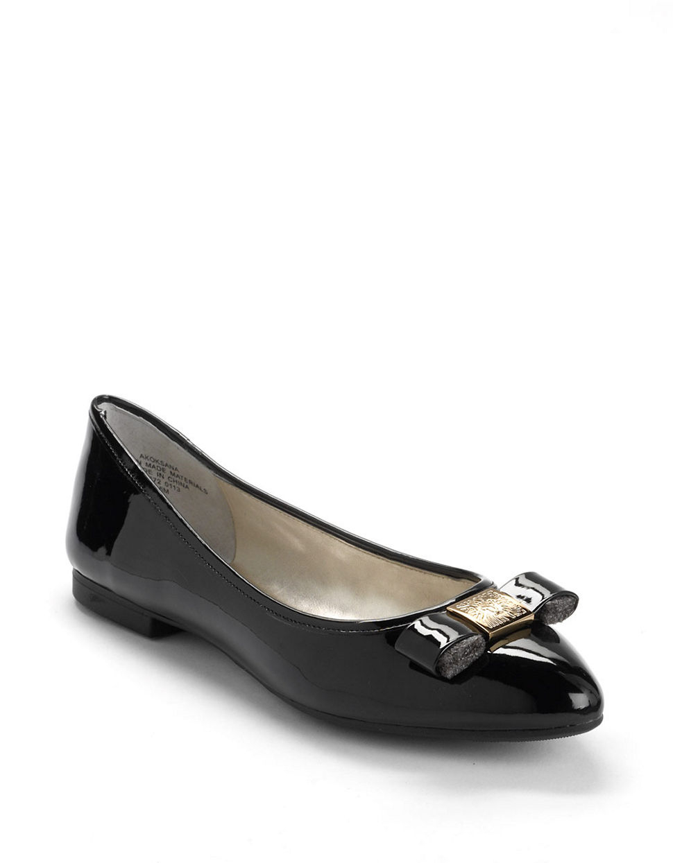 Anne Klein Oksana Flats in Black | Lyst