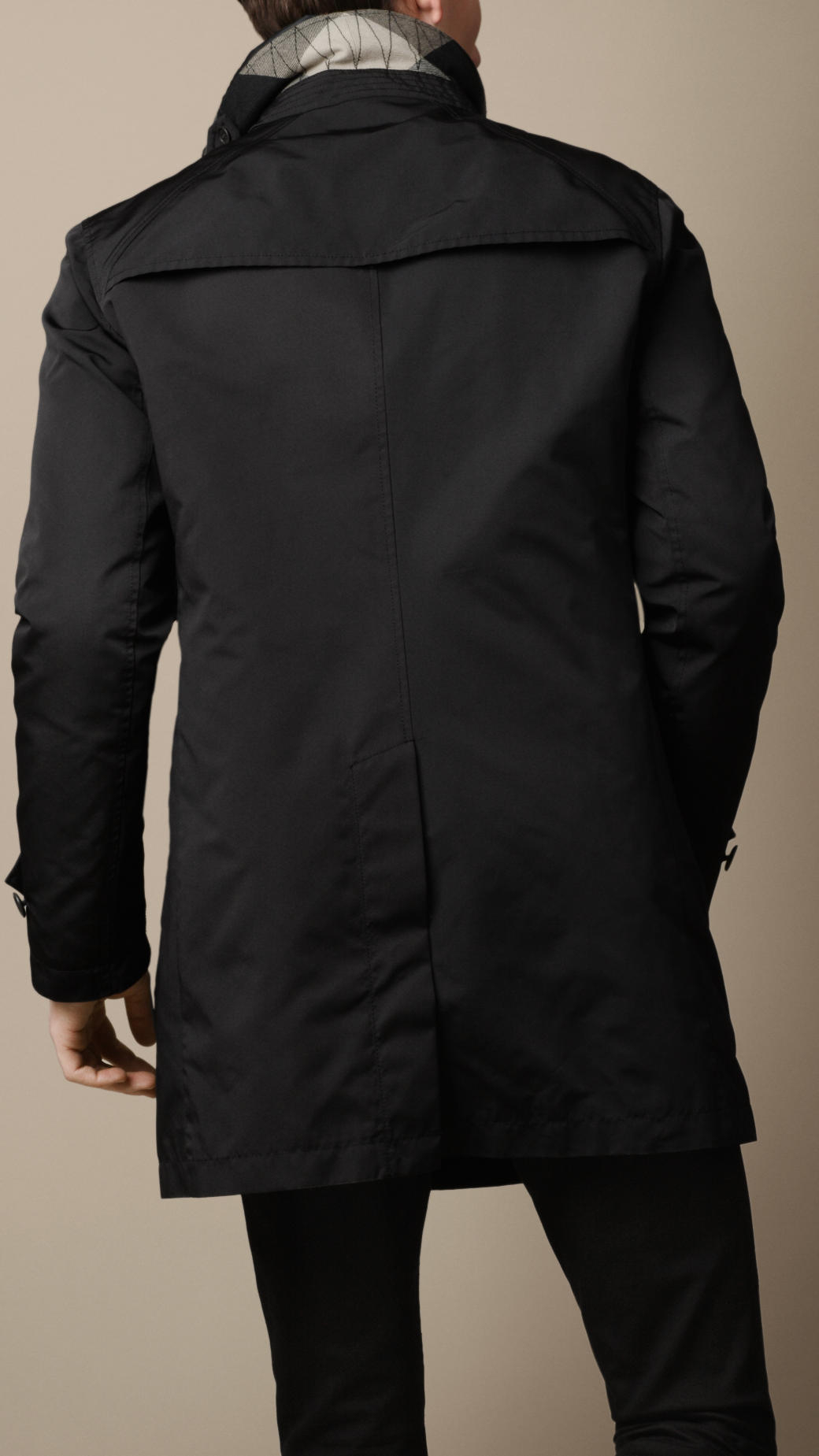 Lyst - Burberry Technical Fabric Coat With Warmer in Black for Men