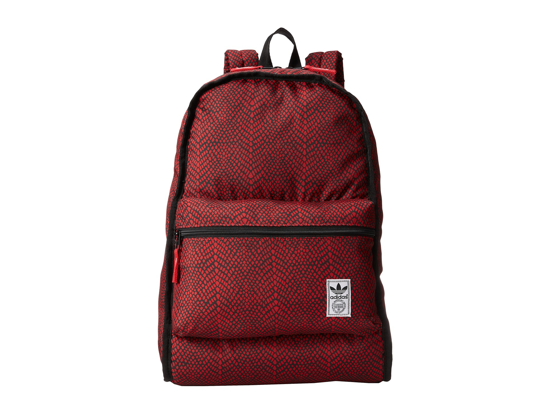 Adidas Originals Reversible Backpack in Red (Black/Collegiate Red/Snake ...