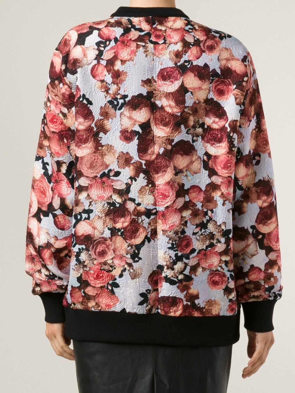 Lyst - Givenchy Rose Print Sweatshirt