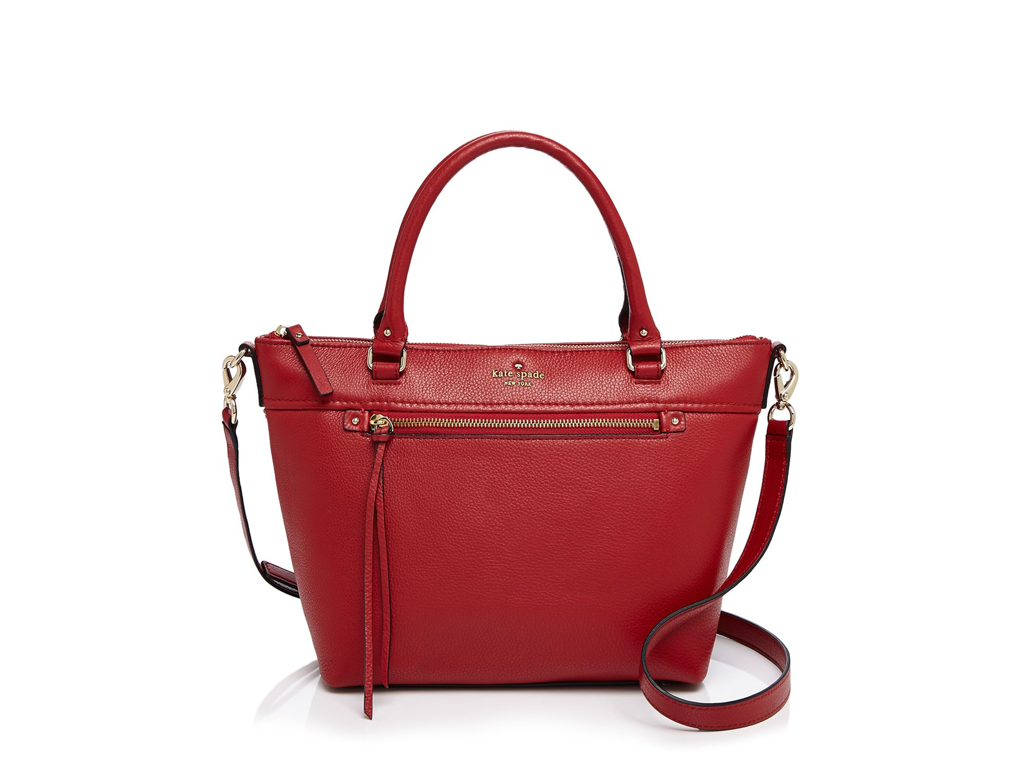 Kate spade Cobble Hill Small Gina Satchel in Red (Dynasty Red) | Lyst