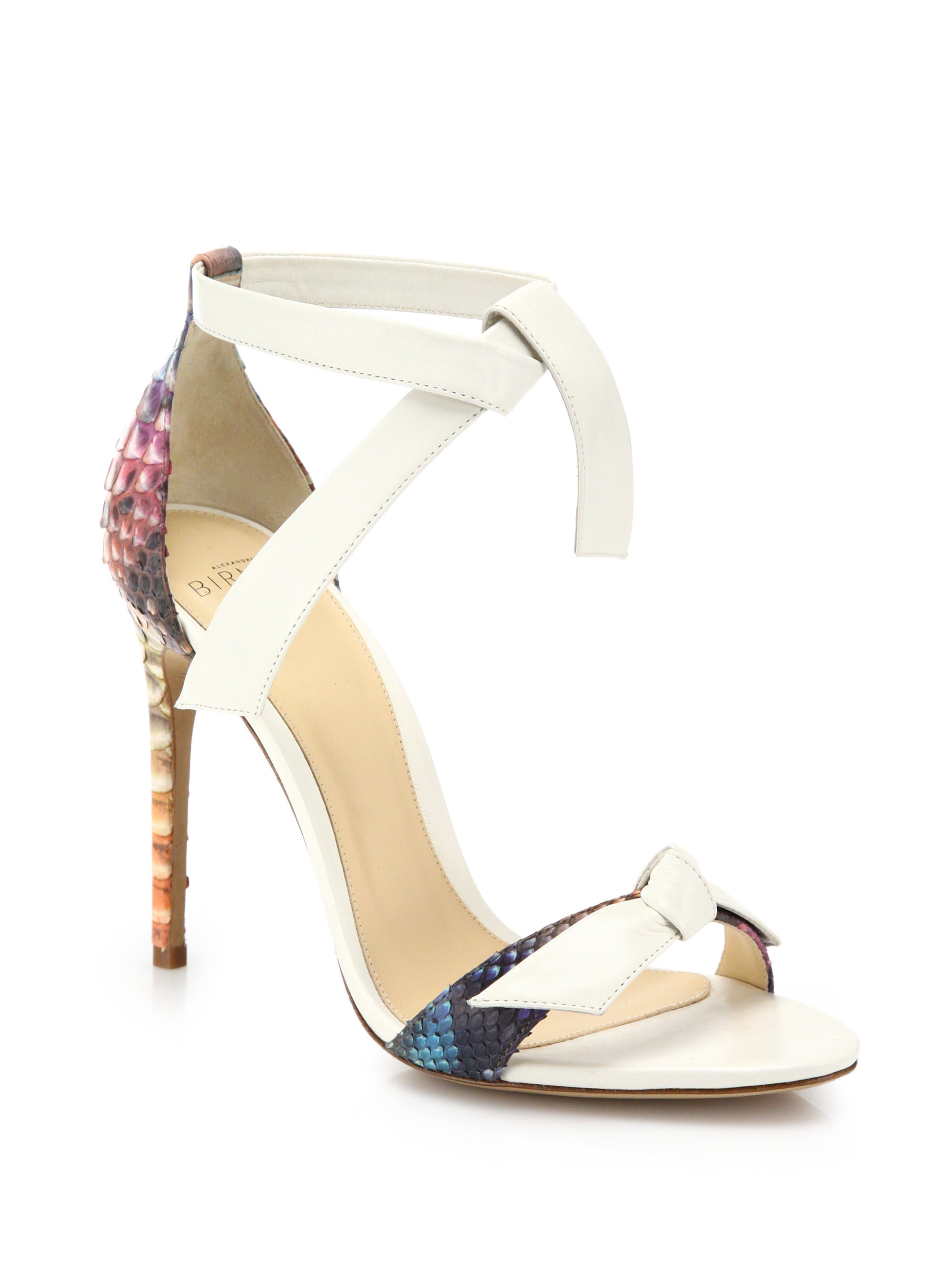 alexandre birman python sandals