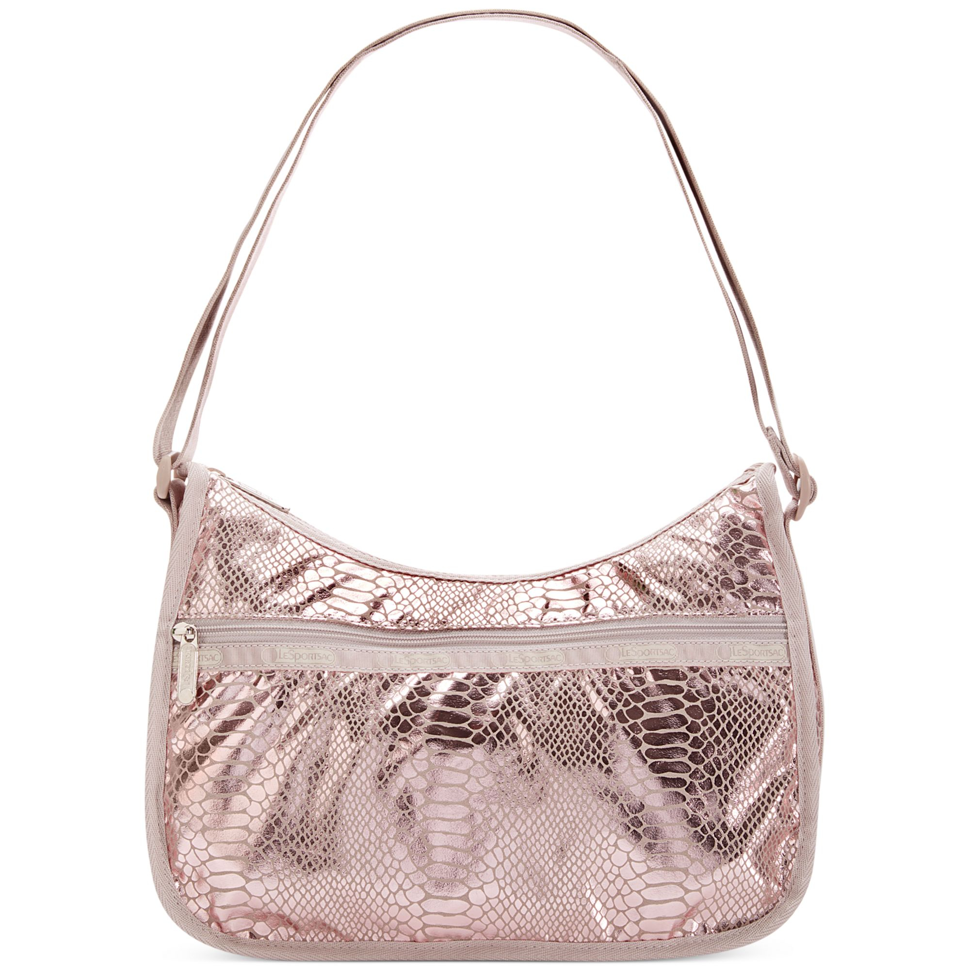 Lesportsac Classic Hobo in Gold (Rose Gold Foil Snake) | Lyst