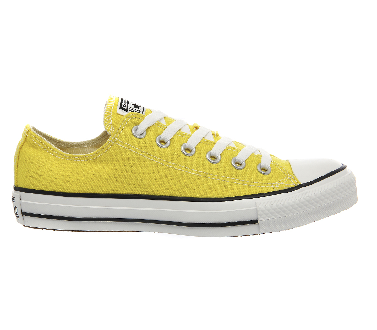 converse slides yellow