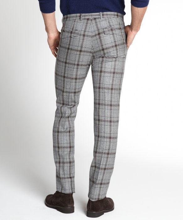 black and grey plaid pants mens