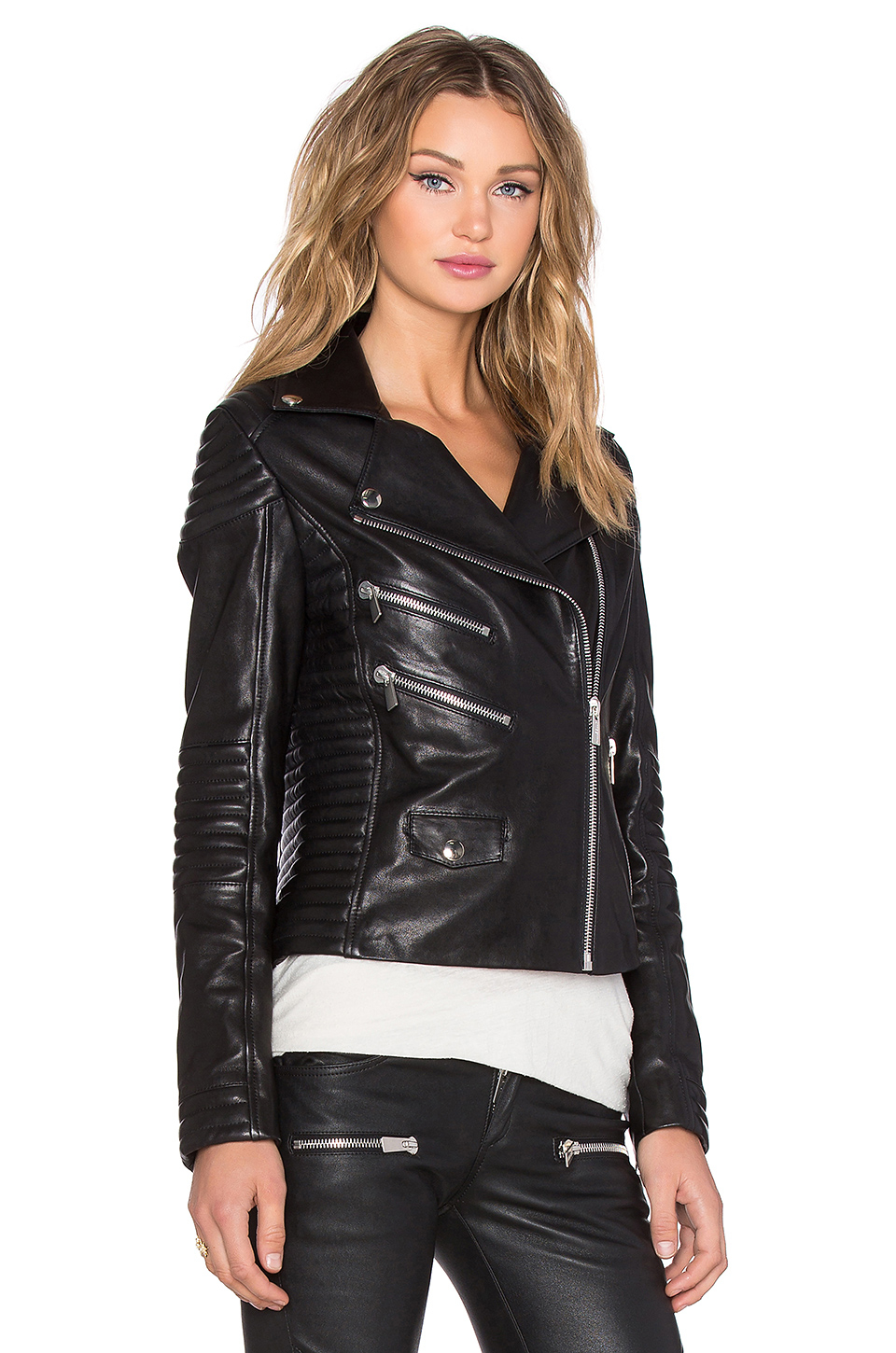 Anine Bing Leather Jacket / Anine Bing | Remy Leather Jacket - Black