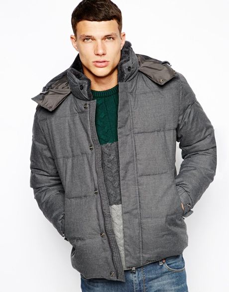 Dkny Outerwear Jacket Removable Hood in Gray for Men (Grey) | Lyst