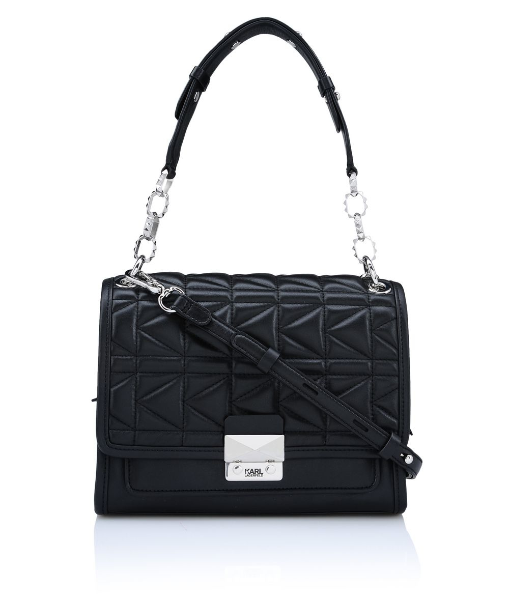 Karl Lagerfeld K/kuilted Handbag in Black - Lyst