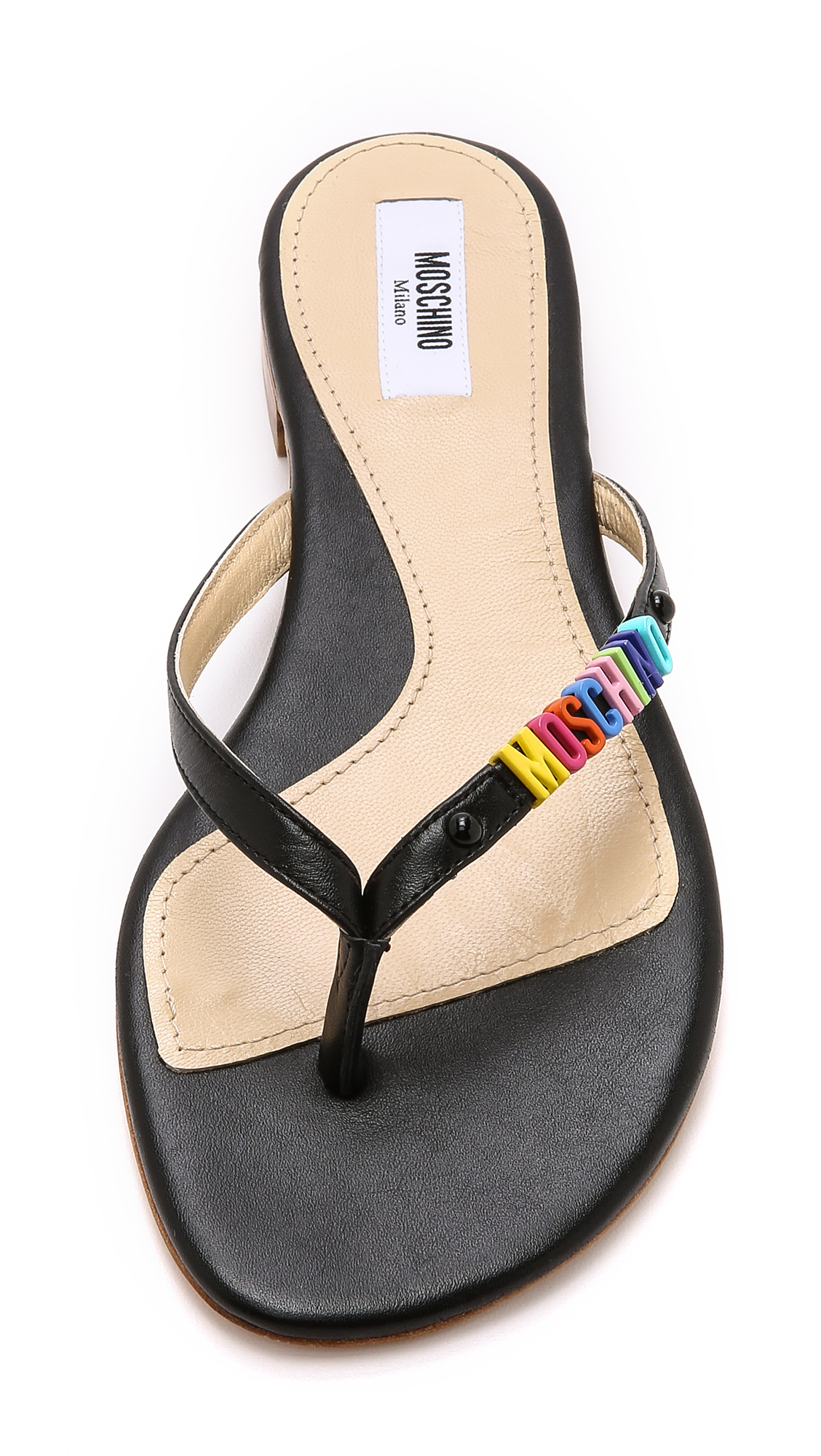 moschino thong sandals