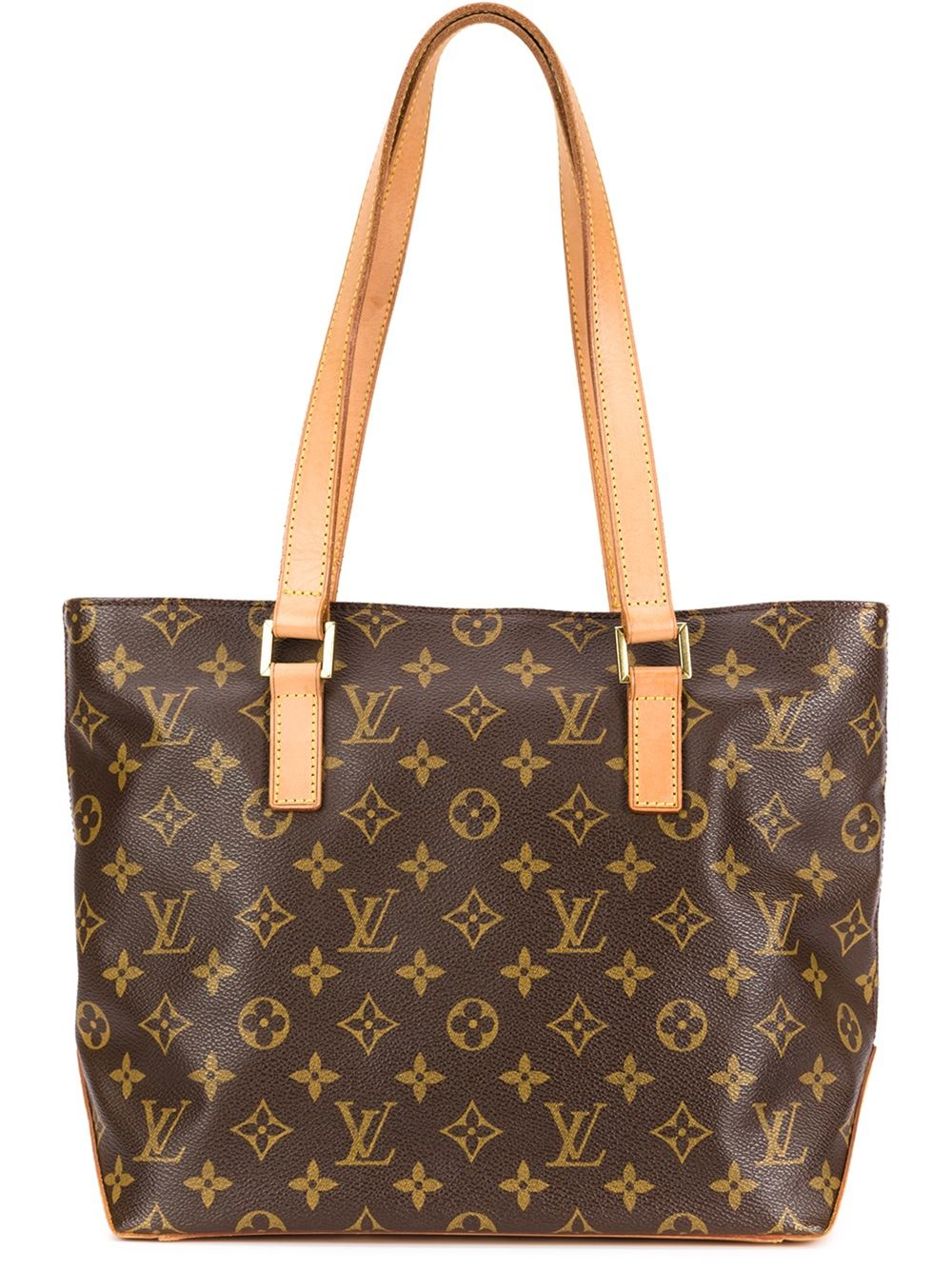 Louis vuitton Mogrammed Tote in Brown | Lyst