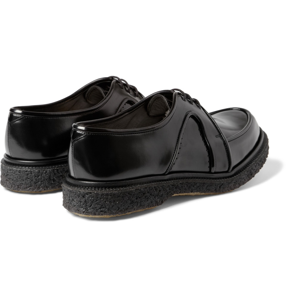 Lyst Adieu Type 4 CrepeSole Panelled Leather Derby Shoes in Black