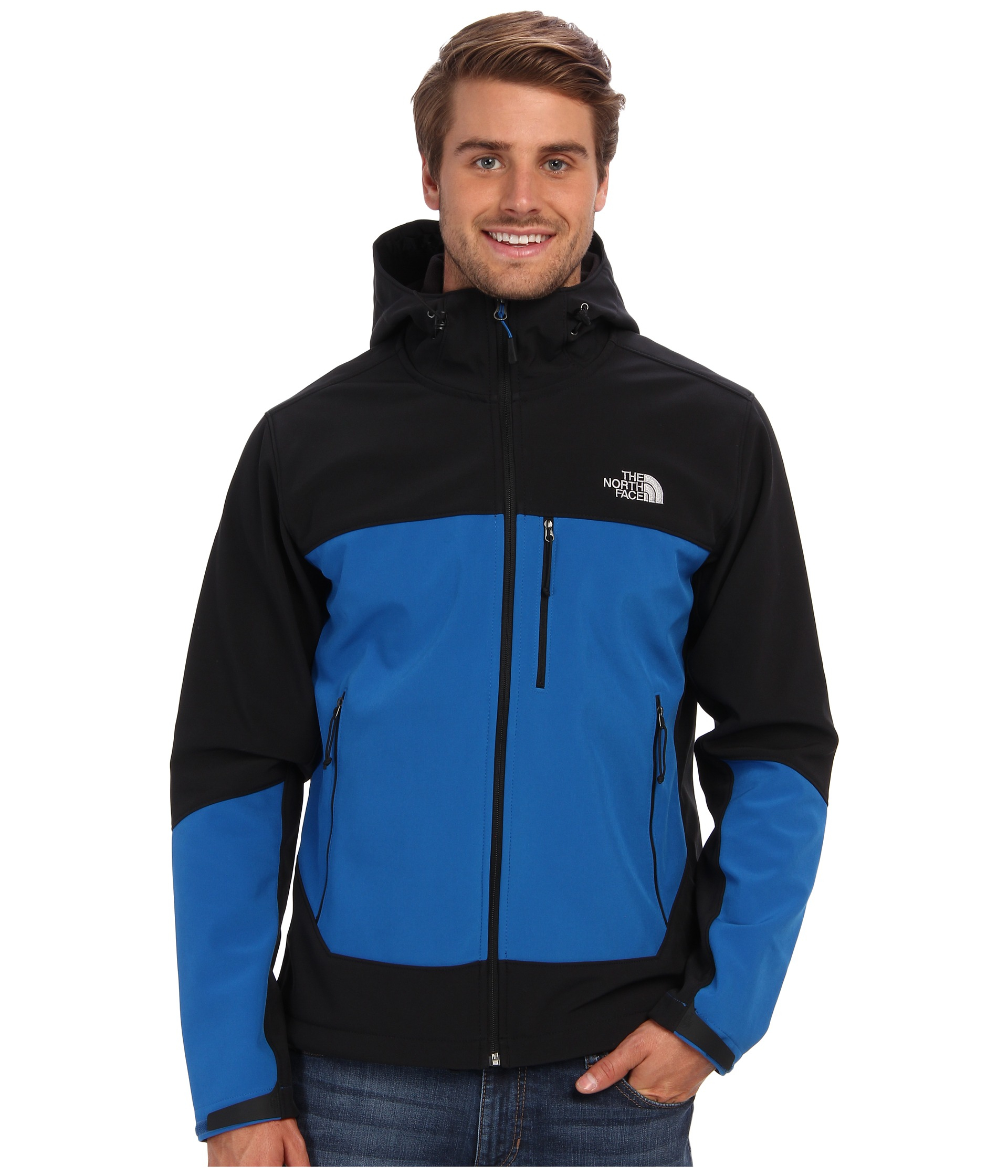 The North Face Apex Bionic Hoodie in Blue for Men (TNF Black/Snorkel ...