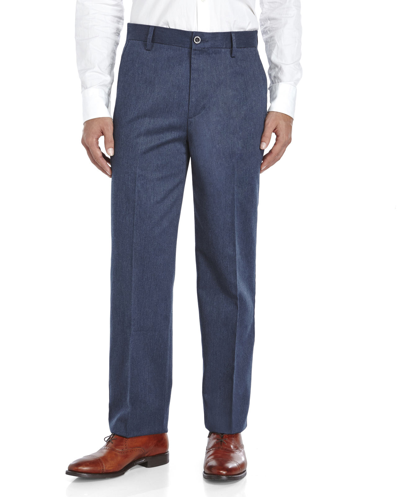 Dockers The Original Signature Khaki Classic Fit Pants in Blue for Men | Lyst