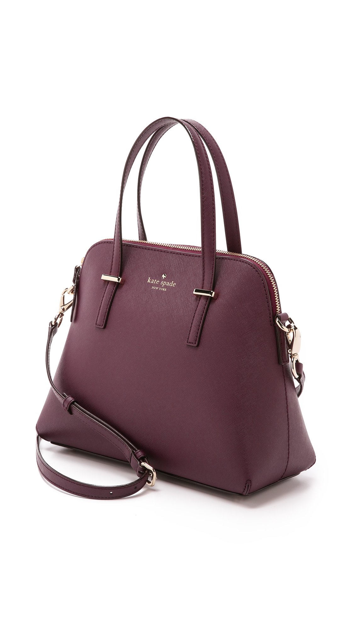 wine colored purse