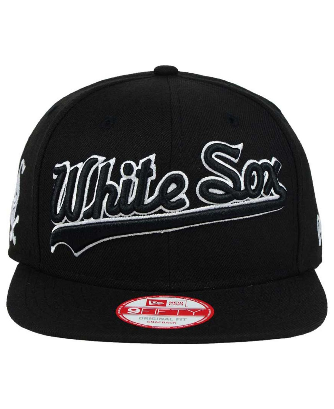 Lyst KTZ Chicago White Sox Xl Script 9fifty Snapback Cap in Black for Men