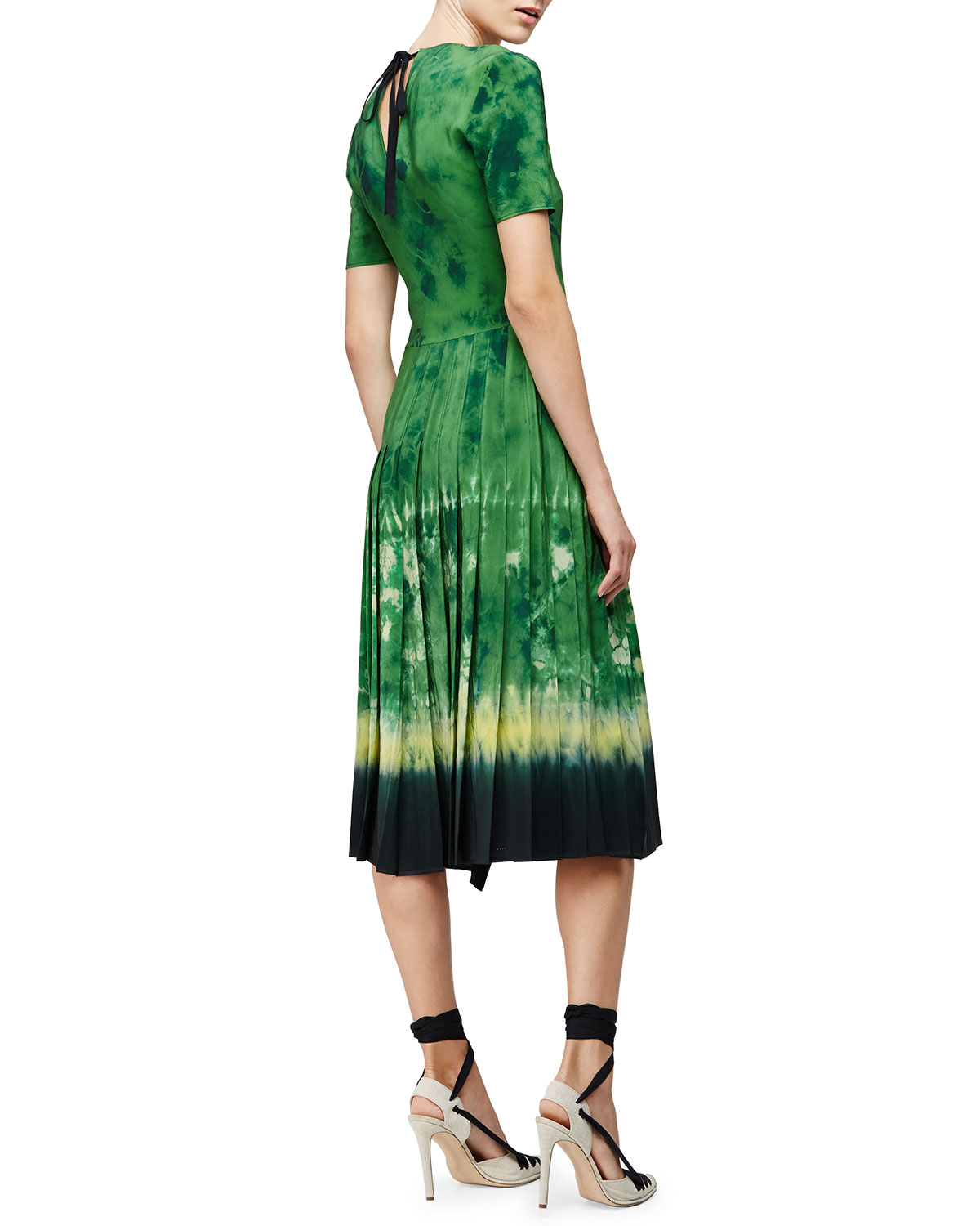Lyst Altuzarra Tie Dye Asymmetric On Front Dress Gallery