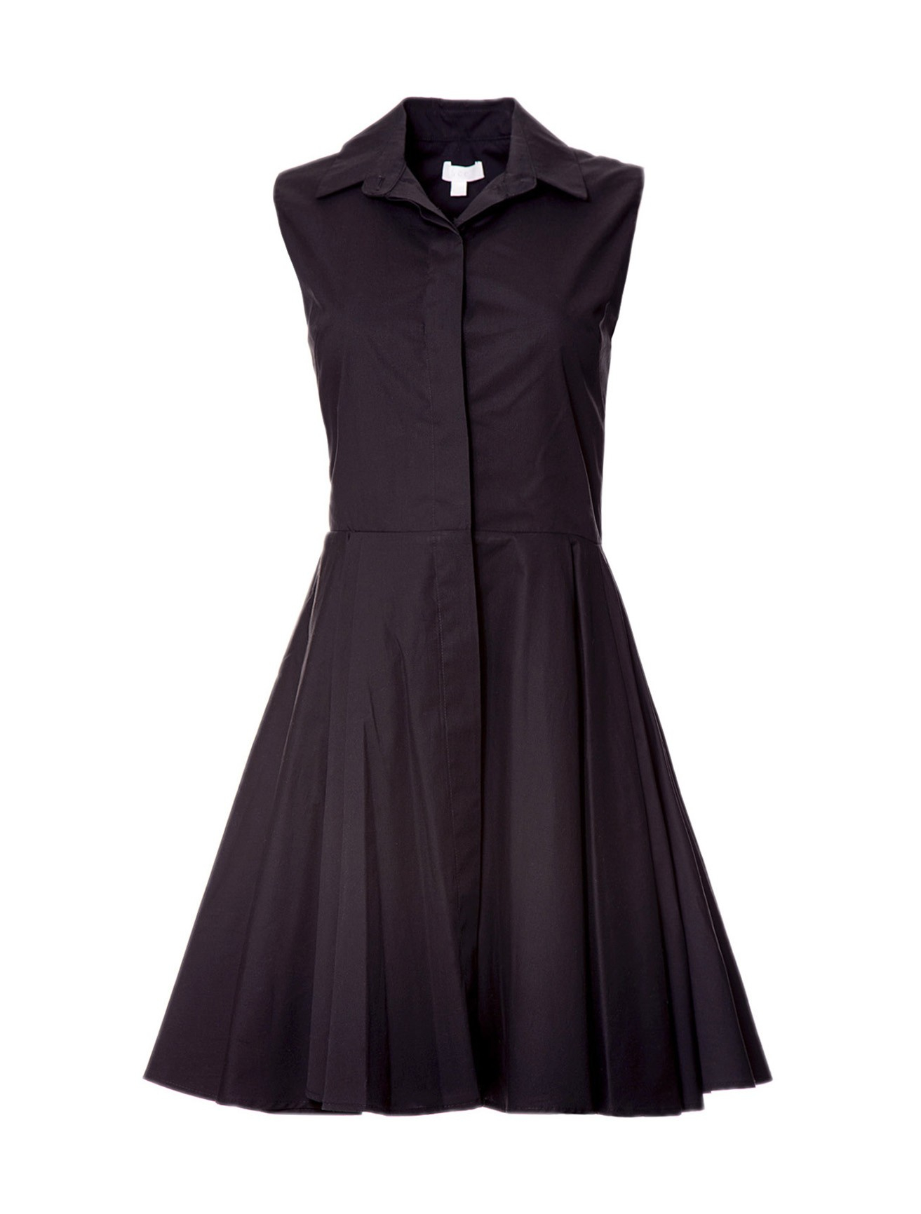 Ace Sleeveless Button-down Dress in Black | Lyst