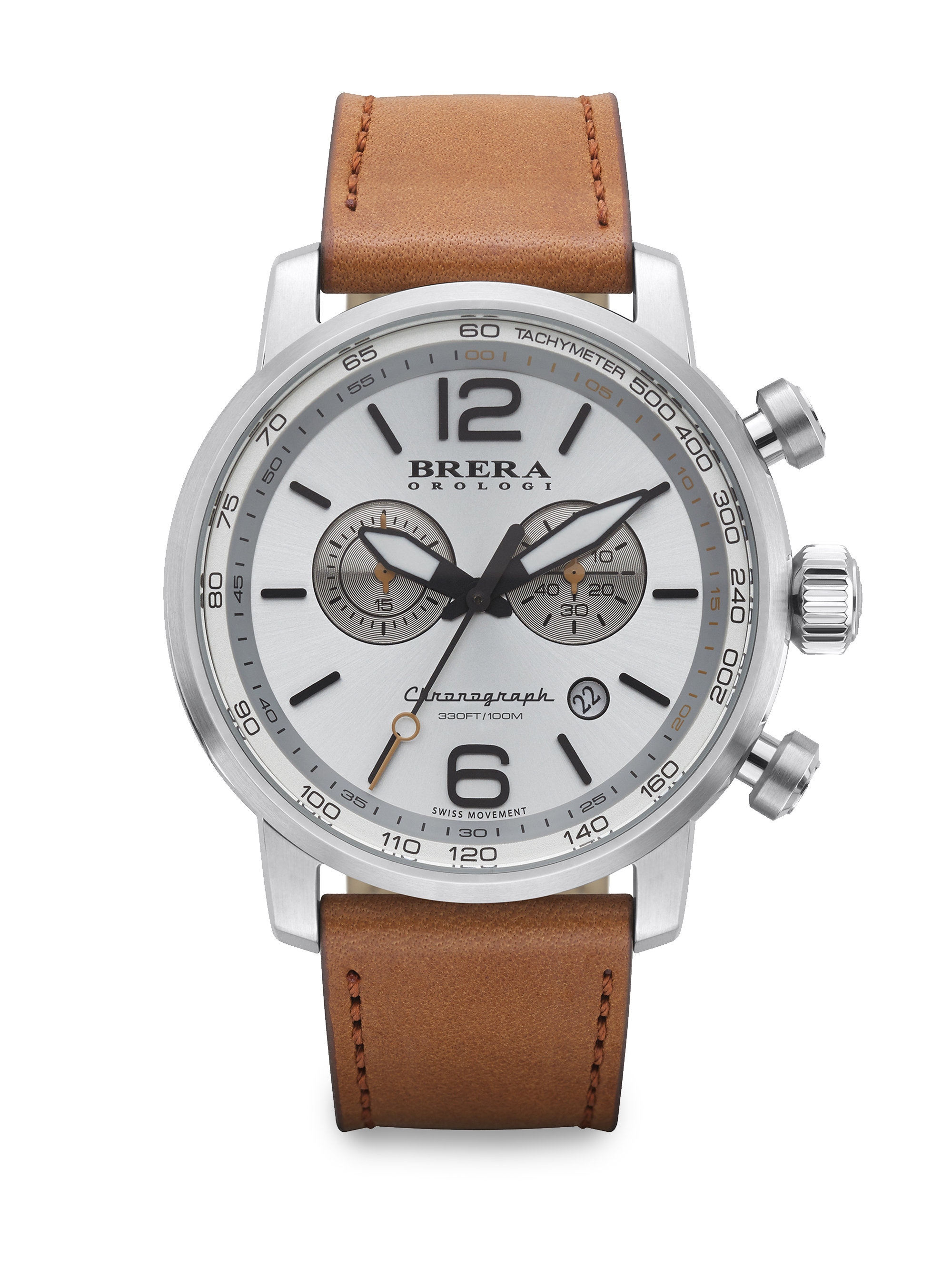 Brera orologi Dinamico Chronograph Watch in Brown for Men | Lyst