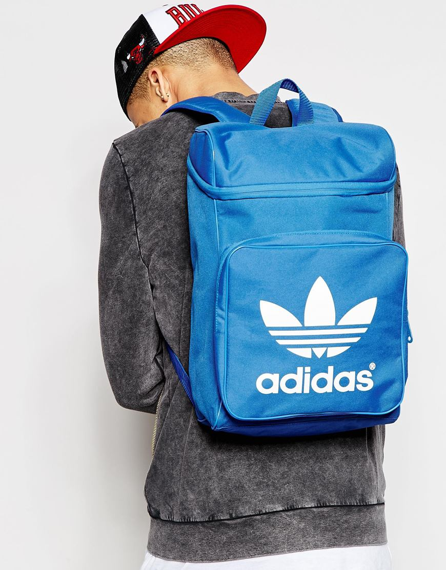 Lyst - Adidas Originals Classic Backpack in Blue for Men